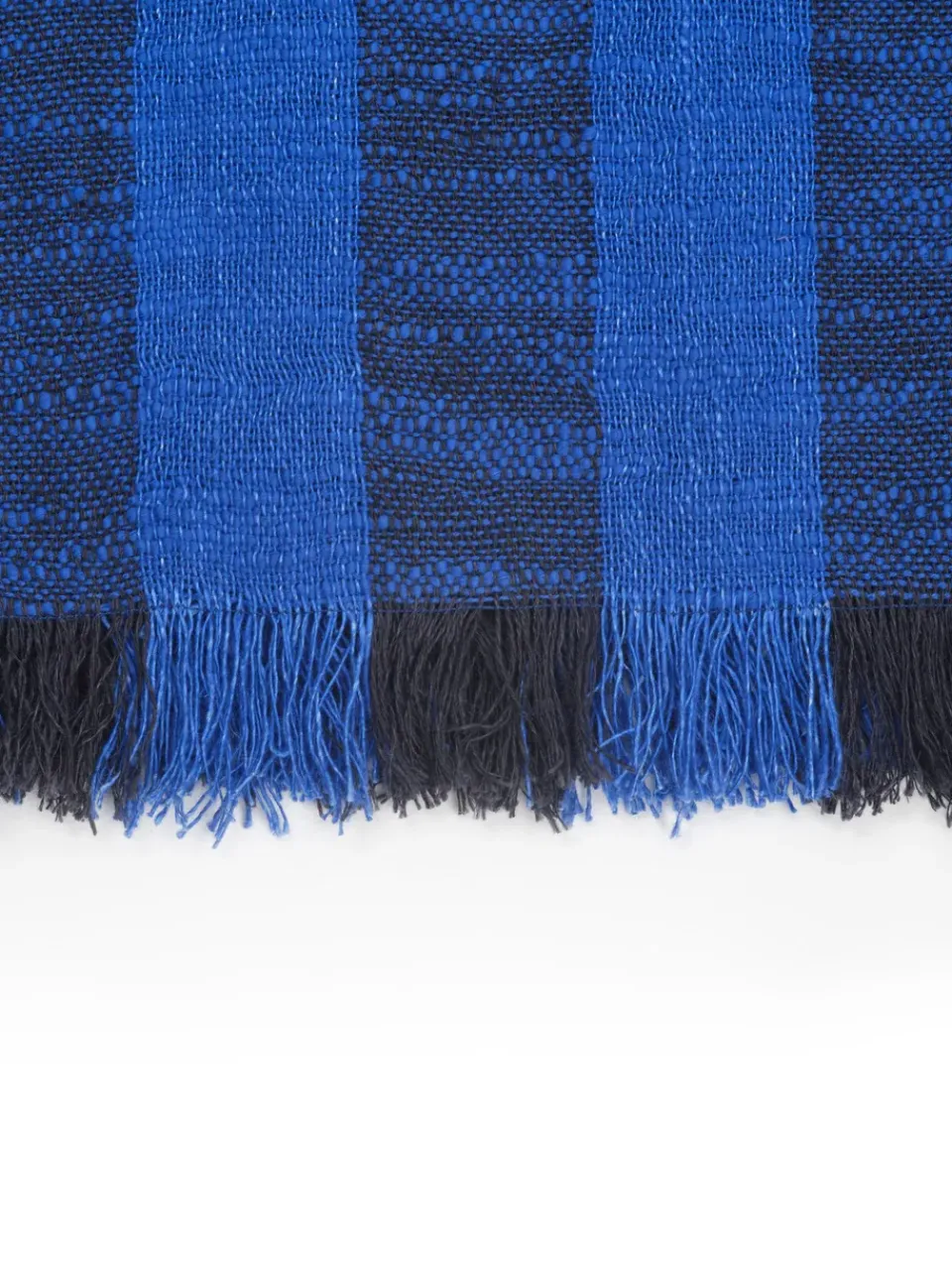 Cotton Blankets & Throws^Tom Dixon Band throw 160x200 cm, Blue & Black BlueBlack
