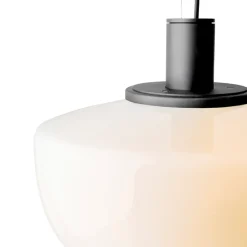 Pendant Lamps^Audo Copenhagen Bank pendant lamp, Opal BlackWhite