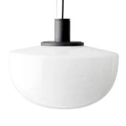 Pendant Lamps^Audo Copenhagen Bank pendant lamp, Opal BlackWhite