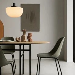 Pendant Lamps^Audo Copenhagen Bank pendant lamp, Opal BlackWhite