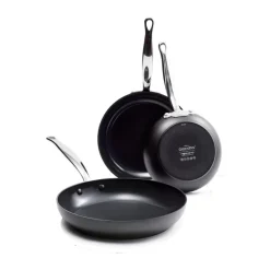 Saucepan Sets^GreenPan Barcelona frying pan set 3 pieces, Black