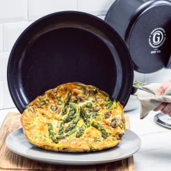 Saucepan Sets|Frying Pans & Skillets^GreenPan Barcelona frying pan set, 24 + 28 cm Black