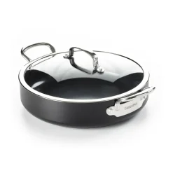 Saucier & Sauté Pans^GreenPan Barcelona sauce pan with lid, 30 cm Black