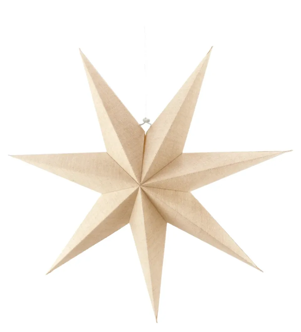 Christmas Stars|Window Lights^Scandi Living Bare advent star nature, 60 cm Beige