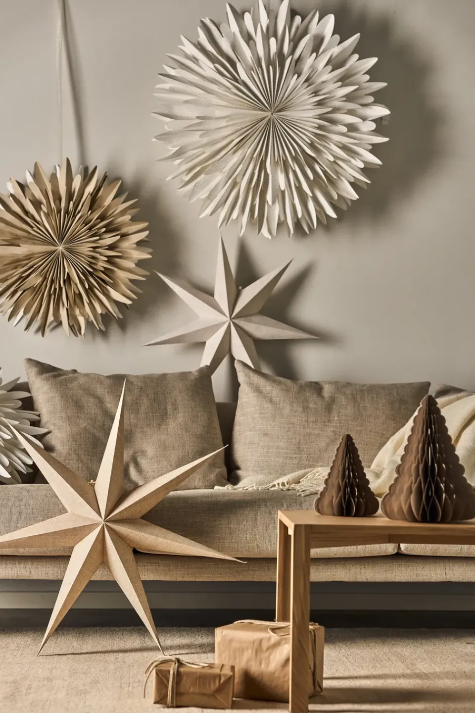 Christmas Stars|Window Lights^Scandi Living Bare advent star , 60 cm White