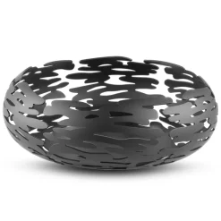 Online Alessi Barknest round basket, Black