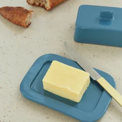 Butter Dishes^HAY Barro butter dish, Dark Blue