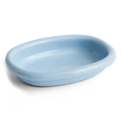 HAY Barro oval serving plate, Light , small 20x27,5 cm Blue