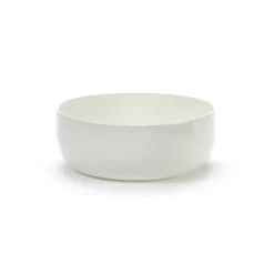Clearance Serax Base breakfast bowl with low rim , 16 cm White