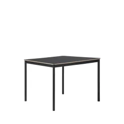 Hot Muuto Base dining table, . plywood edge. 140x80cm Black