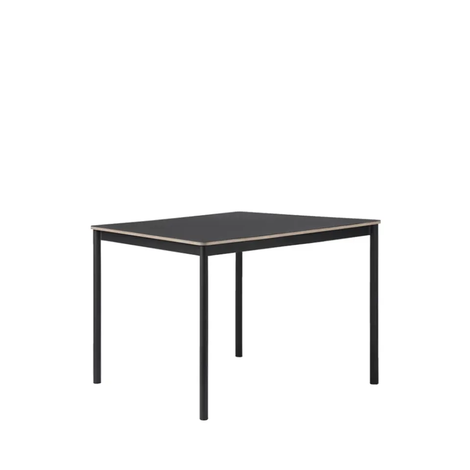 Hot Muuto Base dining table, . plywood edge. 140x80cm Black