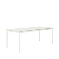 Dining Tables^Muuto Base dining table, . plywood edge. 190x85cm White