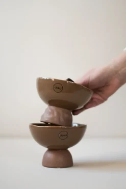 Online DBKD Base Dome bowl S Ø12 cm, Nougat Brown