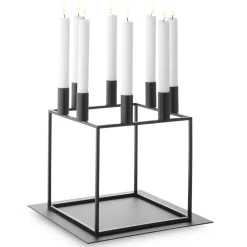 Best Audo Copenhagen Base for the Kubus 8 candle holder, Black