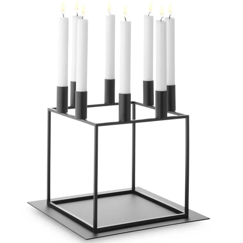 Best Audo Copenhagen Base for the Kubus 8 candle holder, Black