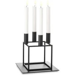 Outlet Audo Copenhagen Base for the Kubus 4 candle holder, Black