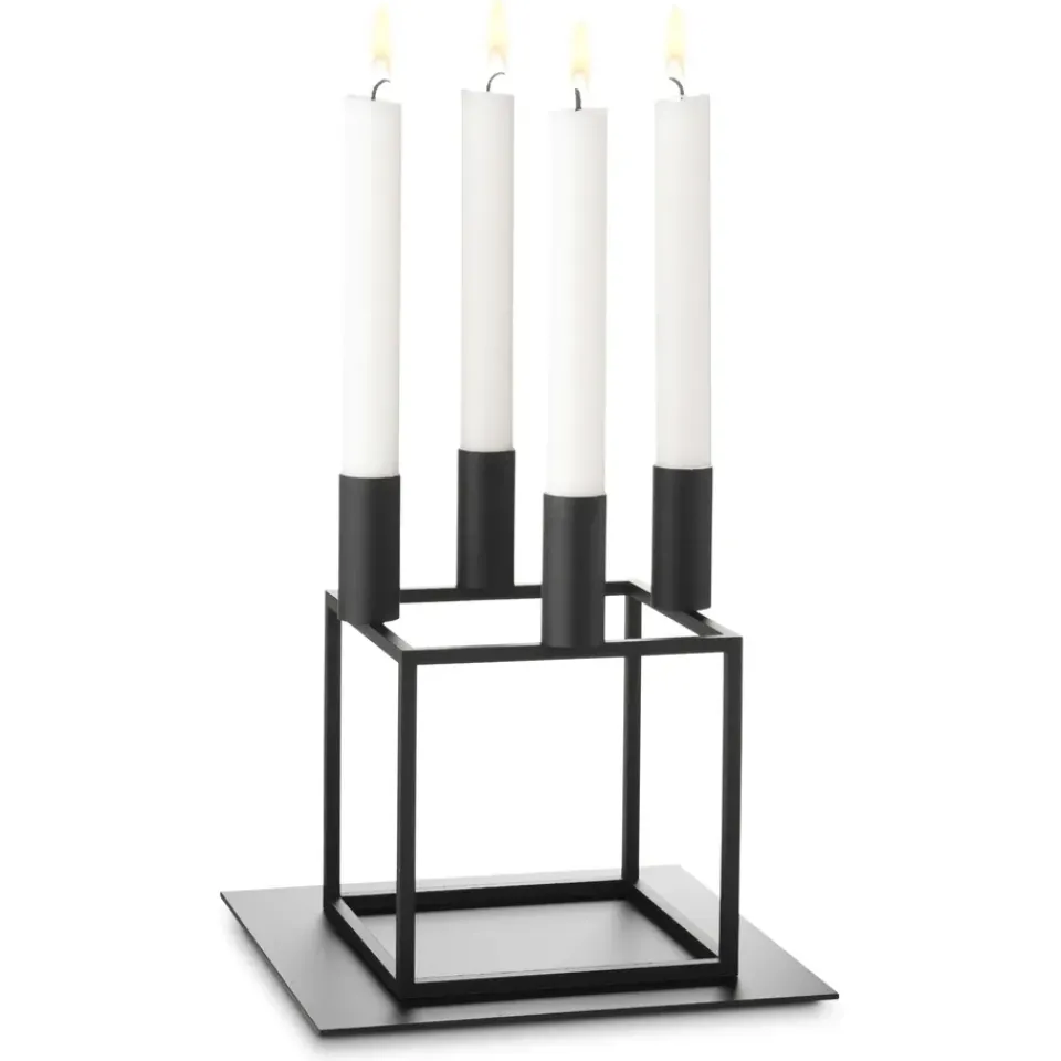 Outlet Audo Copenhagen Base for the Kubus 4 candle holder, Black