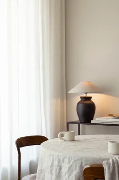 Lampshades^Watt & Veke Basic flat lamp shade Ø42 cm, Natural Beige
