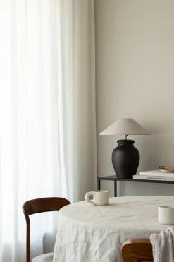 Lampshades^Watt & Veke Basic flat lamp shade Ø42 cm, Natural Beige