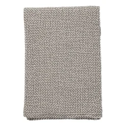 Best Klippan Yllefabrik Basket cotton blanket 130x180 cm, Grey