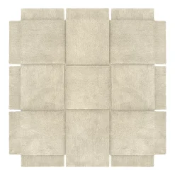 Online Design House Stockholm Basket Rug , 180x180 cm Beige