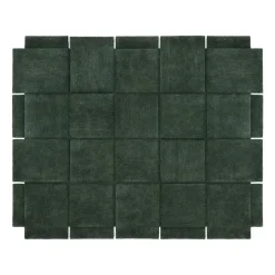 Woven Cotton Rugs^Design House Stockholm Basket rug, , 245x300 cm Green