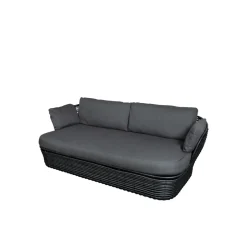 Garden Sofas & Garden Benches^Cane-line Basket sofa 2-seater, Graphic , cushions Grey