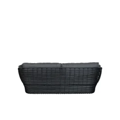 Garden Sofas & Garden Benches^Cane-line Basket sofa 2-seater, Graphic , cushions Grey