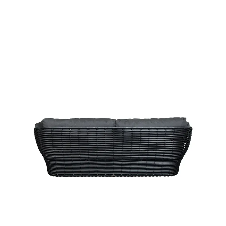 Garden Sofas & Garden Benches^Cane-line Basket sofa 2-seater, Graphic , cushions Grey