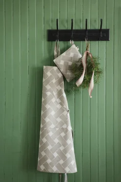 Aprons^Almedahls Basket XL apron, Natural taupe Beige