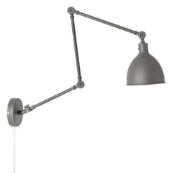 Outlet By Rydéns Bazar wall lamp, Grey