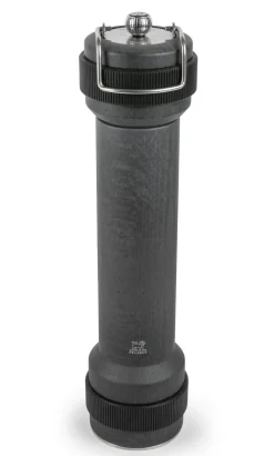 Outlet Peugeot BBQ pepper mill with light 30 cm, Wood-chocolate Grey