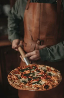 Online Dorre BBQ pizza paddle 76 cm, Aluminium-wood BrownSilver-coloured