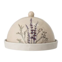 Online Bloomingville Bea Butter Dish 10x15 cm, Nature Beige