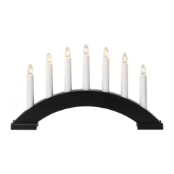 Sale Star Trading Bea Candle Holder 39 cm, Black