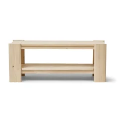 New Form & Refine Beam bench 112 cm, Pinewood Beige