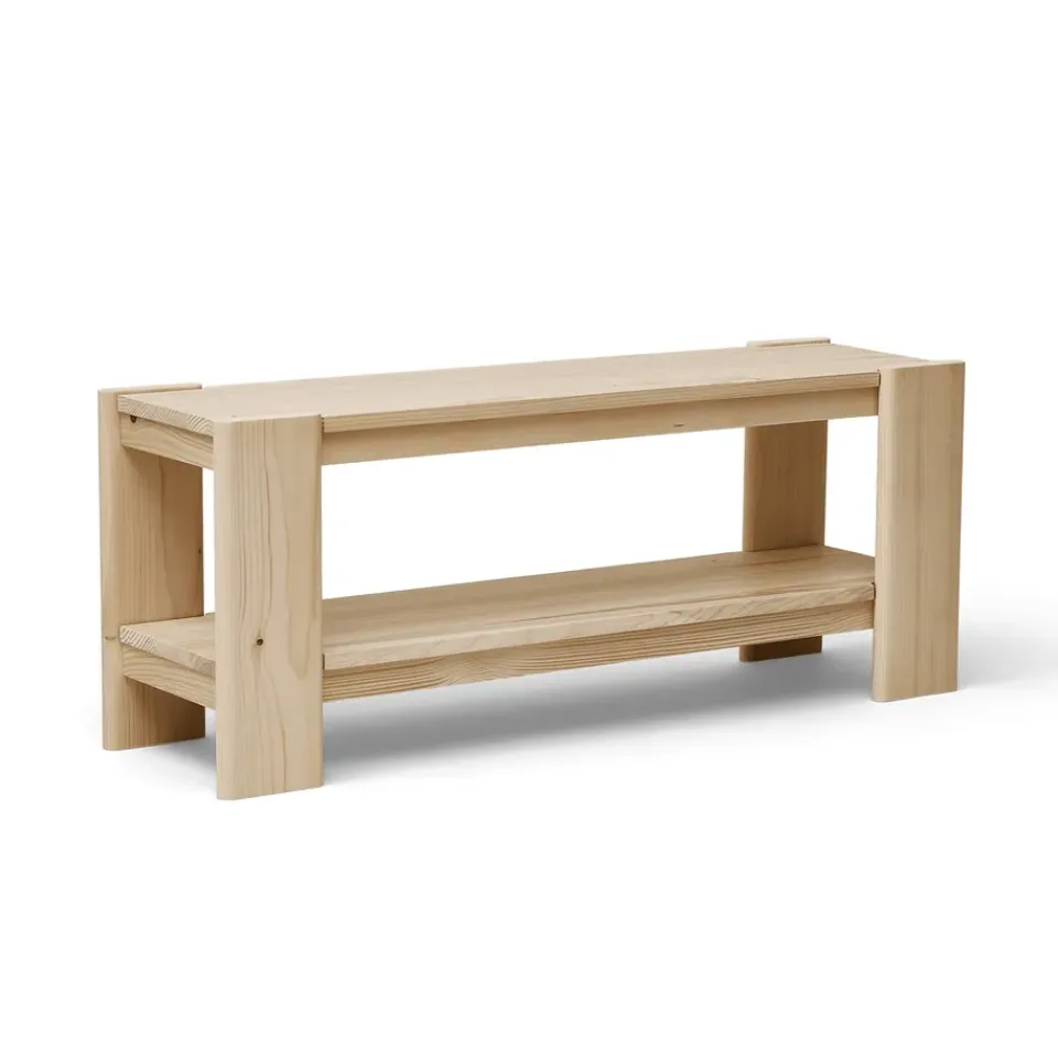 New Form & Refine Beam bench 112 cm, Pinewood Beige