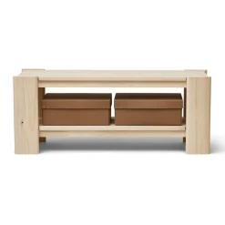 New Form & Refine Beam bench 112 cm, Pinewood Beige
