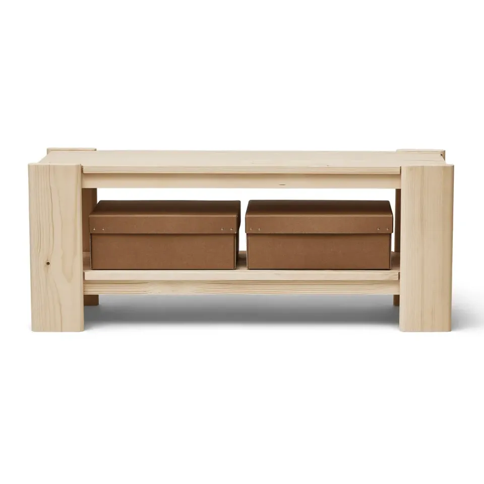 New Form & Refine Beam bench 112 cm, Pinewood Beige