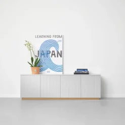 Clearance A2 Beam side table, Light , light stand, tabletop in carrara marble Grey