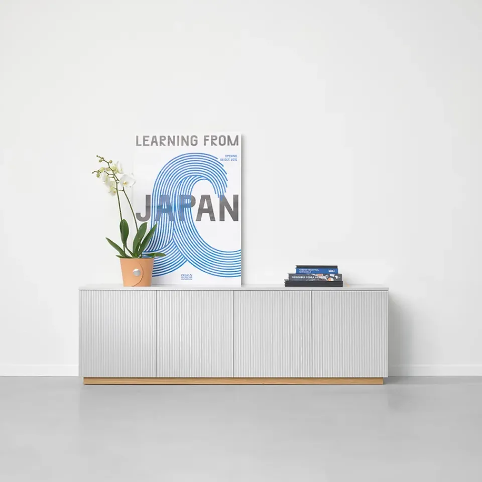 Clearance A2 Beam side table, Light , light stand, tabletop in carrara marble Grey