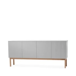 Dressers & Sideboards|Dressers & Sideboards^A2 Beam side table, Light , stand in white oiled oak Grey