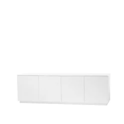 Discount A2 Beam side table, lacquer, base White