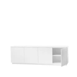 Discount A2 Beam side table, lacquer, base White