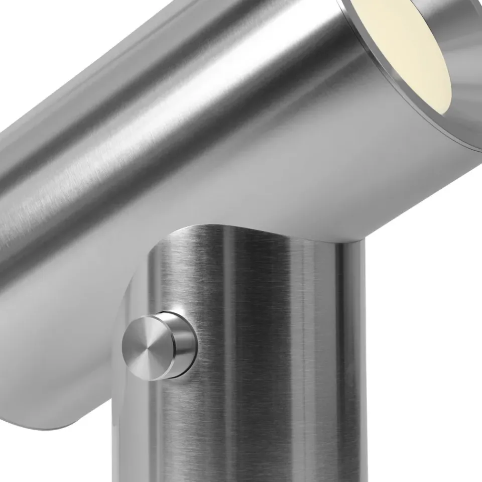 Discount Muuto Beam table lamp 45,4 cm, Polished aluminium Silver-coloured
