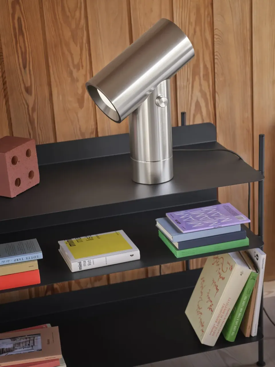 Discount Muuto Beam table lamp 45,4 cm, Polished aluminium Silver-coloured