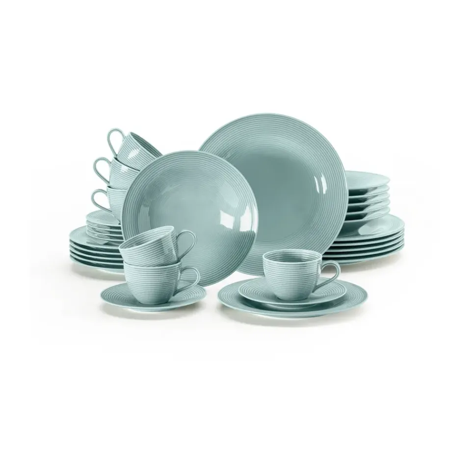 Table Settings & Starter Sets^Seltmann Weiden Beat service set 30 pieces, Arctic Blue
