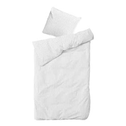 Duvet Covers^ByNORD Bedding set Dagny, Snow w. coal