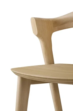 Bar Stools^Ethnicraft Beech bar stool, Lacquered oak, 75 cm Beige