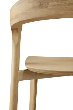 Bar Stools^Ethnicraft Beech bar stool, Lacquered oak, 75 cm Beige
